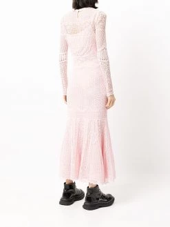 Alexander McQueen crocheted lace midi dress