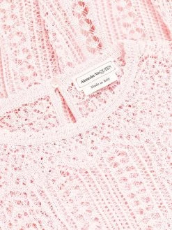 Alexander McQueen crocheted lace midi dress