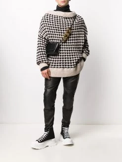 Alexander McQueen side stripe detail trousers