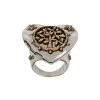 Alexander McQueen heart locket ring