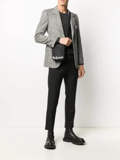 Alexander McQueen logo messenger bag