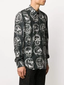 Alexander McQueen skull-print shirt