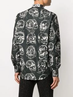 Alexander McQueen skull-print shirt