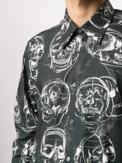 Alexander McQueen skull-print shirt