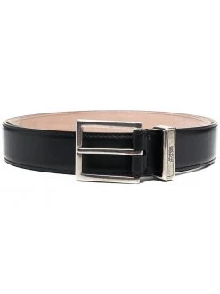 Alexander McQueen engraved logo belt