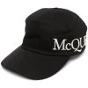 Alexander McQueen logo embroidered cap
