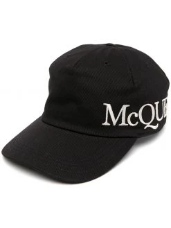 Alexander McQueen logo embroidered cap