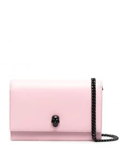 Alexander McQueen skull motif mini clutch bag