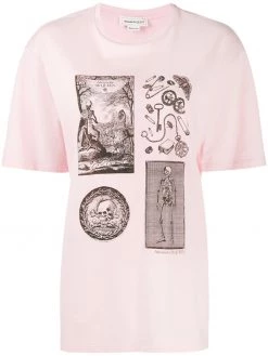 Alexander McQueen skeleton graphic print T-shirt