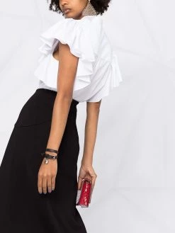 Alexander McQueen ruffled sleeve blouse