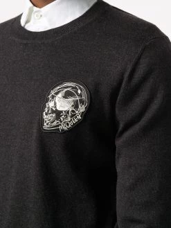 Alexander McQueen patch-detail jumper