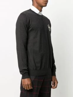 Alexander McQueen patch-detail jumper