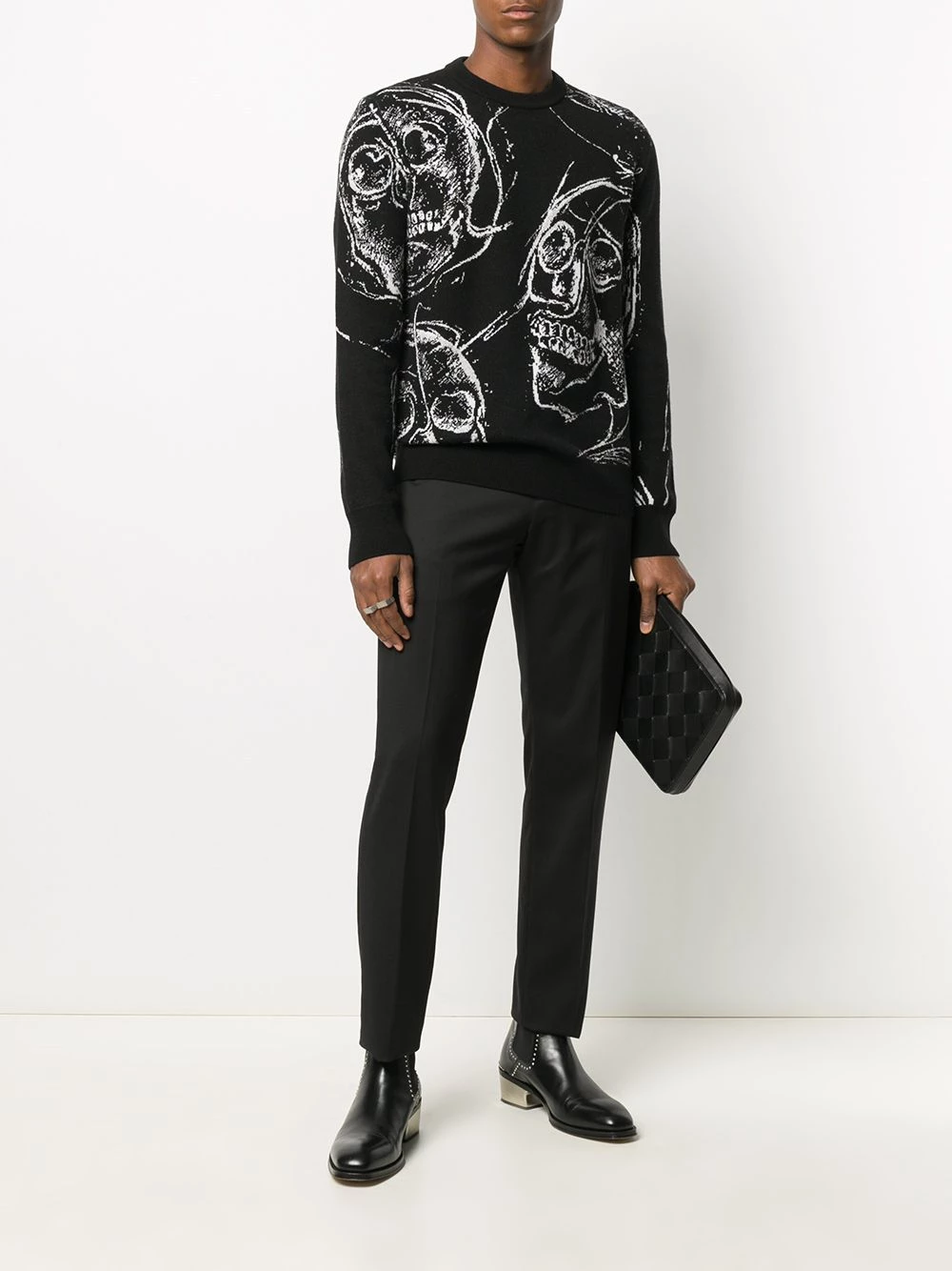 Budget ๐ Alexander McQueen Skull print knitted jumper ๐ฏ 2 Alexander McQueen skull-print knitted jumper