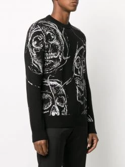 Budget ๐ Alexander McQueen Skull print knitted jumper ๐ฏ 7 Alexander McQueen skull-print knitted jumper