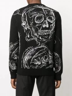 Budget ๐ Alexander McQueen Skull print knitted jumper ๐ฏ 8 Alexander McQueen skull-print knitted jumper