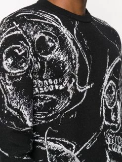 Budget ๐ Alexander McQueen Skull print knitted jumper ๐ฏ 9 Alexander McQueen skull-print knitted jumper