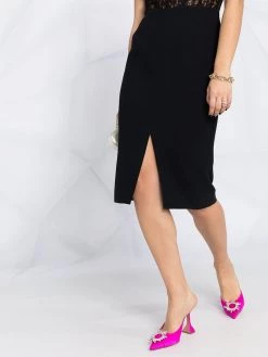 Best deal 🎉 Alexander McQueen Lace detail fitted 👗 dress 🛒 10 Alexander McQueen lace-detail fitted dress