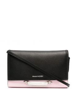 Alexander McQueen two-tone clutch bag