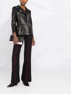 Alexander McQueen two-tone clutch bag