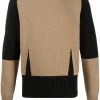 Alexander McQueen colour-block knitted jumper