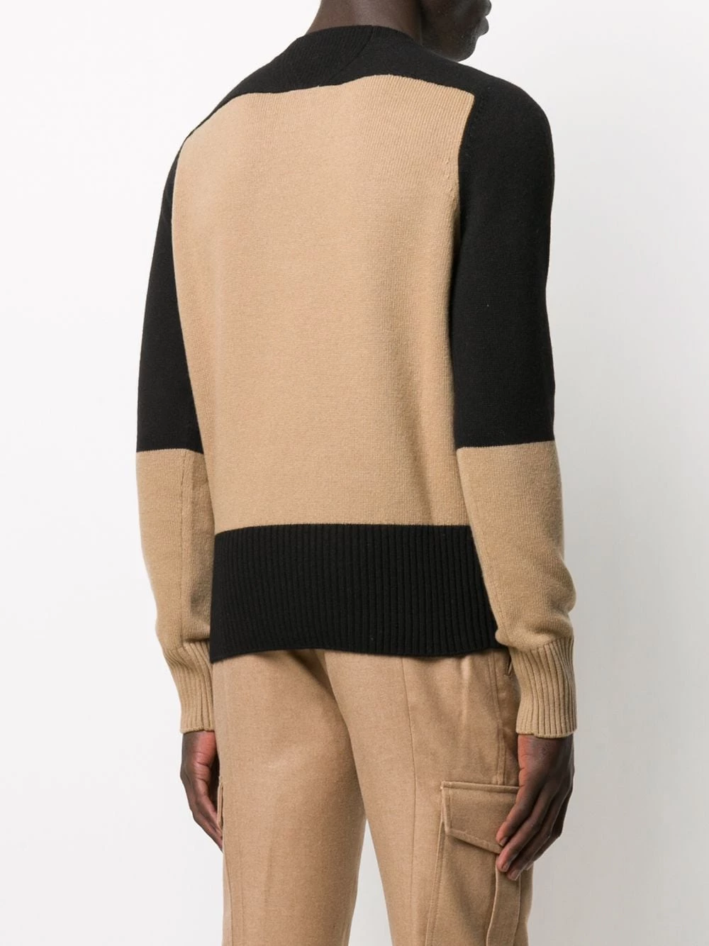 Outlet ๐ Alexander McQueen Colour block knitted jumper โญ 4 Alexander McQueen colour-block knitted jumper