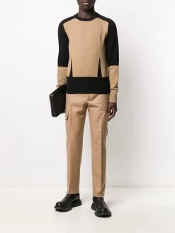 Alexander McQueen colour-block knitted jumper