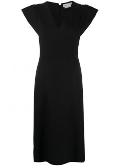 Alexander McQueen V-neck fitted dress