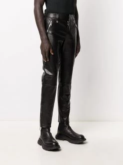 Alexander McQueen mid-rise straight-leg trousers