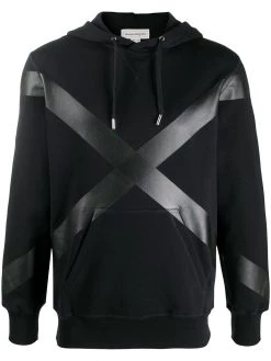 Alexander McQueen appliqué detail hoodie