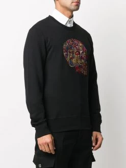 Alexander McQueen skull-embroidered sweatshirt