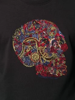 Alexander McQueen skull-embroidered sweatshirt