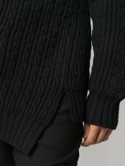 Top 10 ๐ Alexander McQueen Asymmetric cable knit jumper โจ 9 Alexander McQueen asymmetric cable-knit jumper