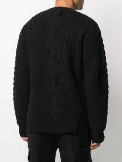 Top 10 ๐ Alexander McQueen Asymmetric cable knit jumper โจ 8 Alexander McQueen asymmetric cable-knit jumper