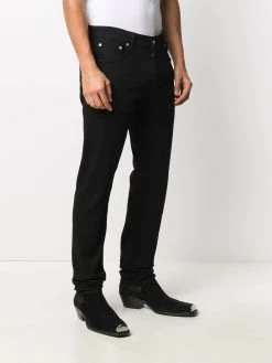 Alexander McQueen logo patch slim-fit jeans