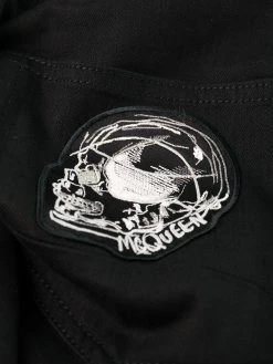 Alexander McQueen logo patch slim-fit jeans