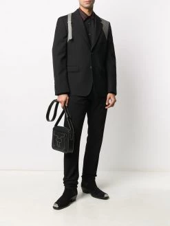 Alexander McQueen logo patch slim-fit jeans