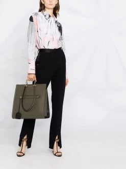 Alexander McQueen logo-tag tote bag