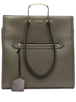 Alexander McQueen logo-tag tote bag