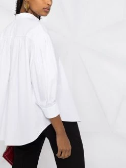 Alexander McQueen balloon-sleeved shirt