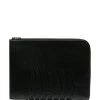 Alexander McQueen oversized leather clutch bag