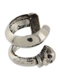 Alexander McQueen skull motif single earcuff