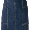 Alexander McQueen panelled denim mini skirt