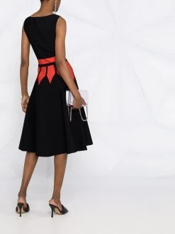 Alexander McQueen colour block knitted dress