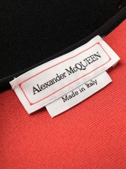 Alexander McQueen colour block knitted dress
