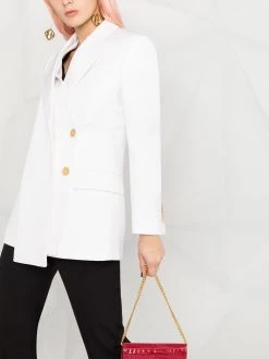 Alexander McQueen drape panel blazer jacket