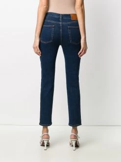 Alexander McQueen side-stripe slim-fit jeans