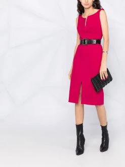 Alexander McQueen fitted mid-length dress