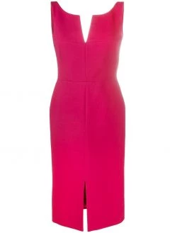 Alexander McQueen fitted mid-length dress