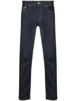 Alexander McQueen studded logo slim-fit jeans