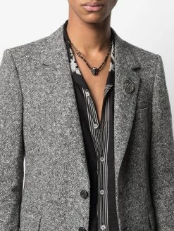 Alexander McQueen snake skull beaded necklace